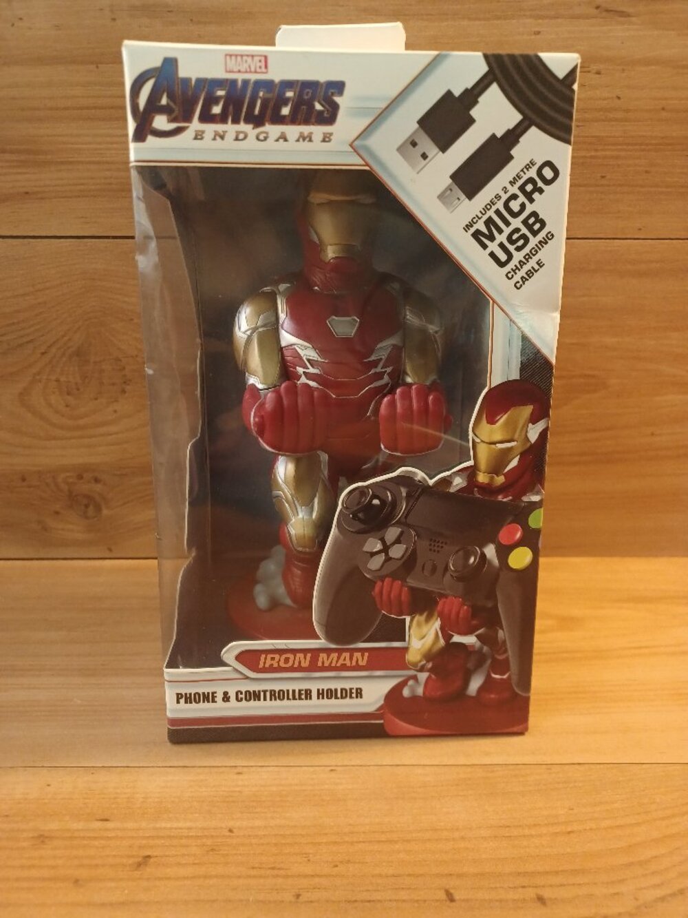 Marvel Avengers Endgame Cable Guy Iron Man Phone And Controller Holden